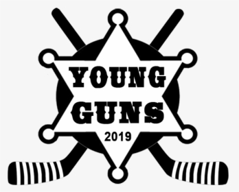 Young Guns Logo - Cowboy Sheriff Badge Clipart, HD Png Download, Free Download