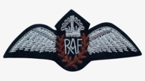 Raf Pilot Wings - Hand Embroidered Wings, HD Png Download, Free Download