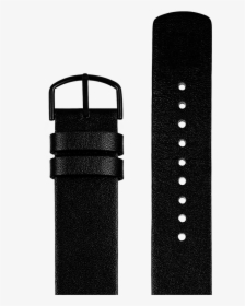 Black Leather Strap, 20 Mm - Strap, HD Png Download, Free Download