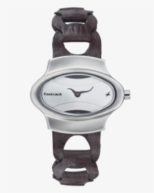 Ladies Watch With Brown Leather Strap - Fastrack, HD Png Download, Free Download