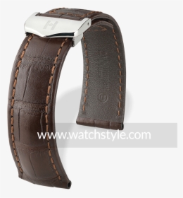 Hirsch Speed Dark Brown Matt - Bracelet Alligator Longines 19, HD Png Download, Free Download