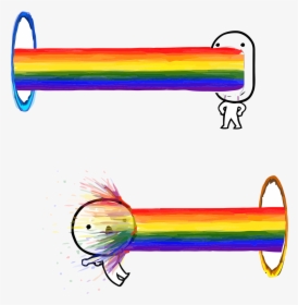 Puking Rainbows Portal, Hd Png Download , Png Download - Puking Rainbows Rainbow Meme, Transparent Png, Free Download