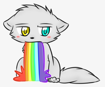Thumb Image - Cat Throwing Up Rainbows, HD Png Download, Free Download
