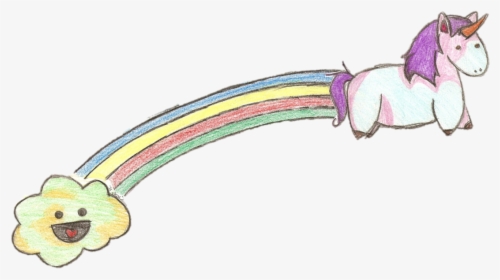 Unicorn Farting Rainbows Png , Png Download - Unircorn Farting Rainbows, Transparent Png, Free Download