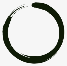 Zen Black Enso - Circle, HD Png Download, Free Download