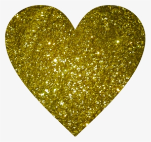 Transparent Gold Glitter Heart Png - Hearts In Sparkle Stickers, Png Download, Free Download