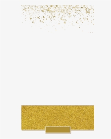 Gold Glitter Banner Wedding Snapchat Filter - Png Snapchat Gold Glitter, Transparent Png, Free Download