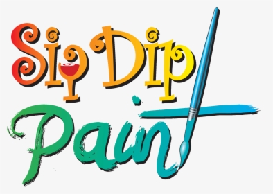 Sip And Dip Painting Gif Sip And Dip Painting Clipart - Paint Sip And Dip, HD Png Download, Free Download