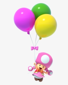 Transparent Party Ballons Png - Super Mario Party Toadette, Png Download, Free Download