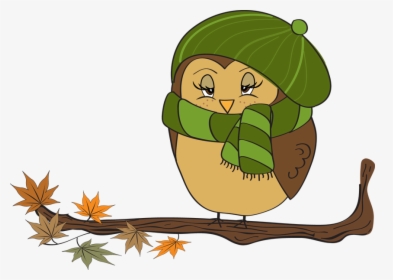 Owl Clipart November Pencil And In Color Owl - November Clipart, HD Png Download, Free Download