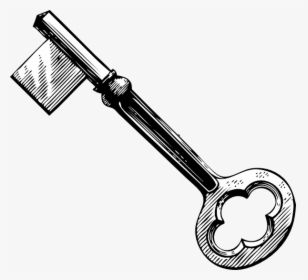 Keys Clipart Skelton - Vintage Key Clipart, HD Png Download, Free Download