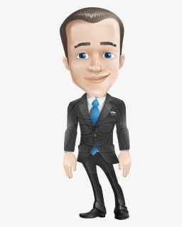 Jim The Business Icon - Business Cartoon Icon Png, Transparent Png, Free Download