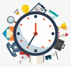 Timer Clipart 30 Minute - Time Management Png, Transparent Png, Free Download