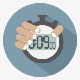 Stopwatch Flat Icon Png, Transparent Png, Free Download