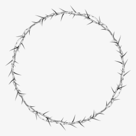 Crown Of Thorns Icon Png - Drawn Crown Of Thorns Png, Transparent Png, Free Download
