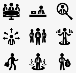 Thumb Image - Business People Icons Png, Transparent Png, Free Download