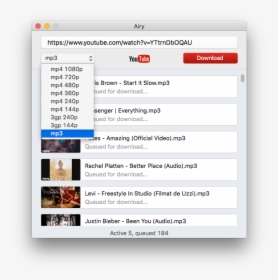 Airy - Download Youtube Playlist Mac Os, HD Png Download, Free Download