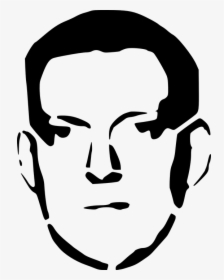 Man, Face, Russian - Outline Male Face Png, Transparent Png, Free Download