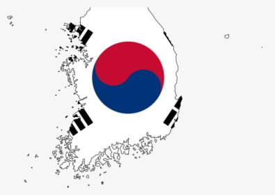 Korea Clipart X Free - South Korea Flag On Country, HD Png Download, Free Download