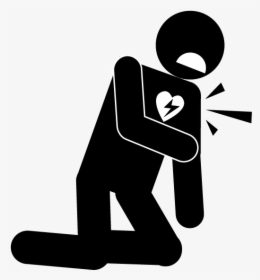 Cardiovascular Disease Myocardial Infarction Heart - Heart Attack Icon Png, Transparent Png, Free Download