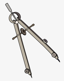 Old Drawing Compass - Compass Use In Drafting, HD Png Download, Free Download