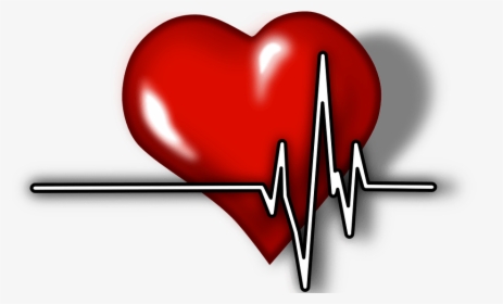 Heart Illustration - Heart With Ecg Logo, HD Png Download, Free Download