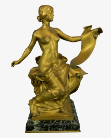 Gold Statue Png - Figura De Bronce, Transparent Png, Free Download