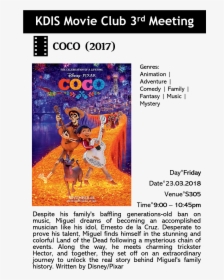 Coco Movie Poster Hd, HD Png Download, Free Download