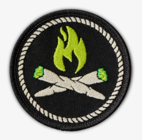 Stoner Campfire Merit Patch - Stoner Patches, HD Png Download, Free Download