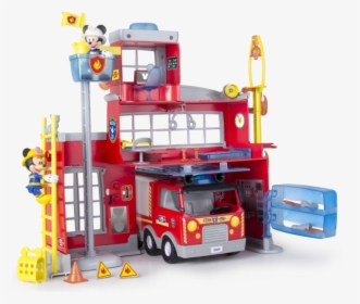 Mickey To The Rescue Fire Station - Juguete Estacion De Bomberos, HD Png Download, Free Download