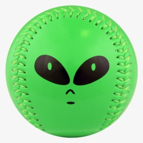 Alien Neon Green T Ball - Baseball Alien, HD Png Download, Free Download