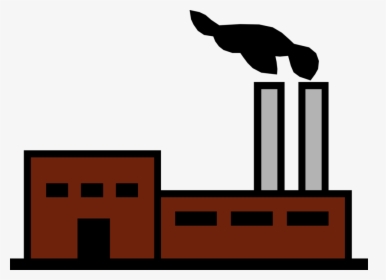 Factory Smokestack Vector Image - Fábrica Png, Transparent Png, Free Download