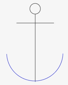 Simple Anchor Drawing - Circle, HD Png Download, Free Download