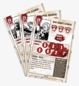 Walking Dead All Out War Card, HD Png Download, Free Download