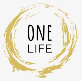 Onelifelogopainted Gold - Circle, HD Png Download, Free Download