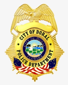 Doral Police Badge - City Of Doral Police Department Logo, HD Png Download, Free Download