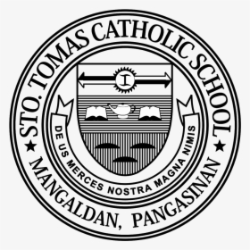 Logo Santo Tomas High School Vector Download Free - Circle, HD Png Download, Free Download