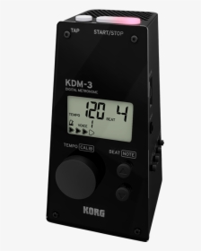 Korg Kdm-3 Digital Metronome - Korg Kdm 3 Bk, HD Png Download, Free Download