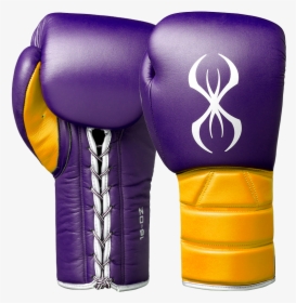 Boxing Gloves Purple And Gold, HD Png Download, Free Download