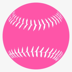 Art - Pink Softball Clipart, HD Png Download, Free Download