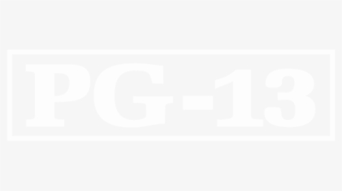 White Pg 13 Logo Png, Transparent Png, Free Download