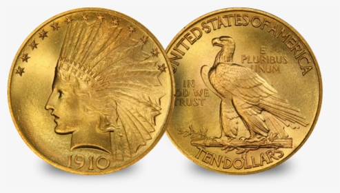 This Remarkable Set Spans Up To 175 Years Of U - 1910 Ten Dollar Gold Coin, HD Png Download, Free Download