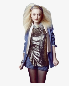 Blonde Girl Png - Dakota Fanning Marie Claire, Transparent Png, Free Download