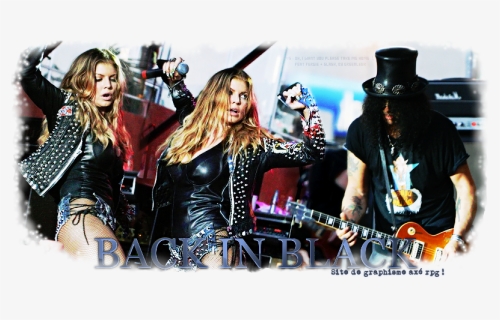 Transparent Taylor Momsen Png - Fergie And Slash, Png Download, Free Download