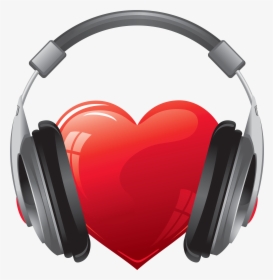Heart With Headphones Png Clipart Image Gallery - Heart Headphones Png, Transparent Png, Free Download