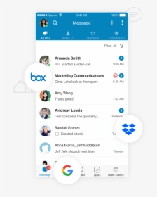 Team Messaging And Collaboration Apps - Box, HD Png Download, Free Download