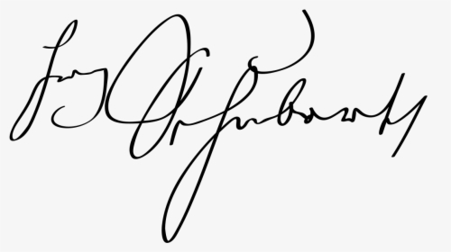 Have Fun Signature Png - Firma De Franz Schubert, Transparent Png, Free Download
