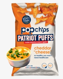 Popchips Cheddar, HD Png Download, Free Download