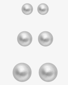 Tabitha Ball Post 3 Pcs Earring Silver Plating"  Title="tabitha - Pearl, HD Png Download, Free Download