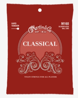 Martin M160 Classical Silver/ball End - Martin M260, HD Png Download, Free Download